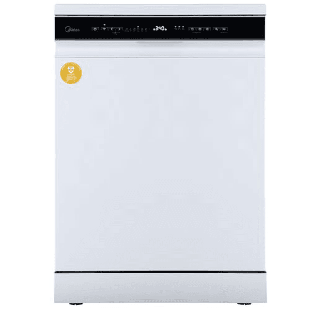 Midea MDWEF1433DW-WE voorlader vaatwasser - 14 kg grote capaciteit - invertermotor - meerdere wasprogramma's