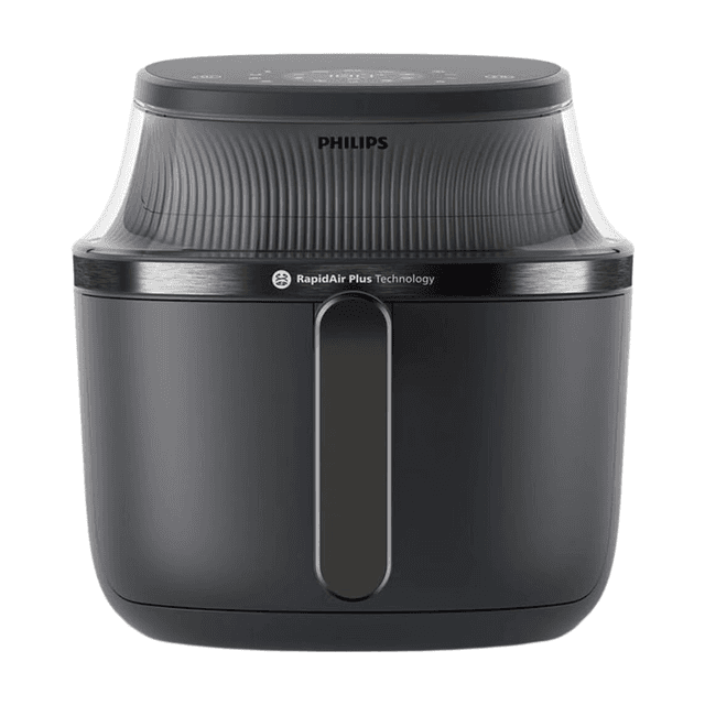Philips NA330/00 3000-serie Airfryer - 1800 W - 6,2 liter inhoud - RapidAir Plus - Kijkvenster - Voor maximaal 5 personen - Zwart