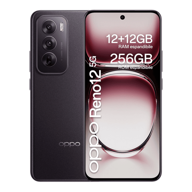 OPPO Reno12 256 GB Zwart Bruin 5 G