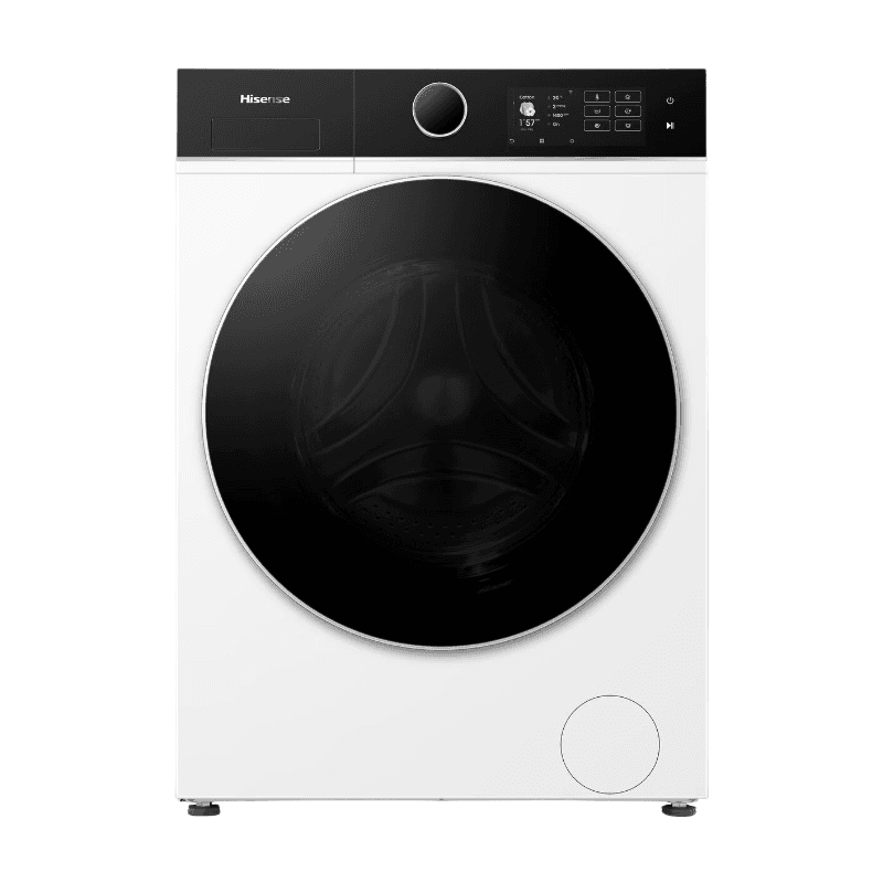 【Mega Vakantiegeld Deal】Hisense WD5I8043BWF vrijstaande was-droogcombinatie - 8 kg wasen, 6 kg drogen - Inverter-motor - Wit — afbeelding 1