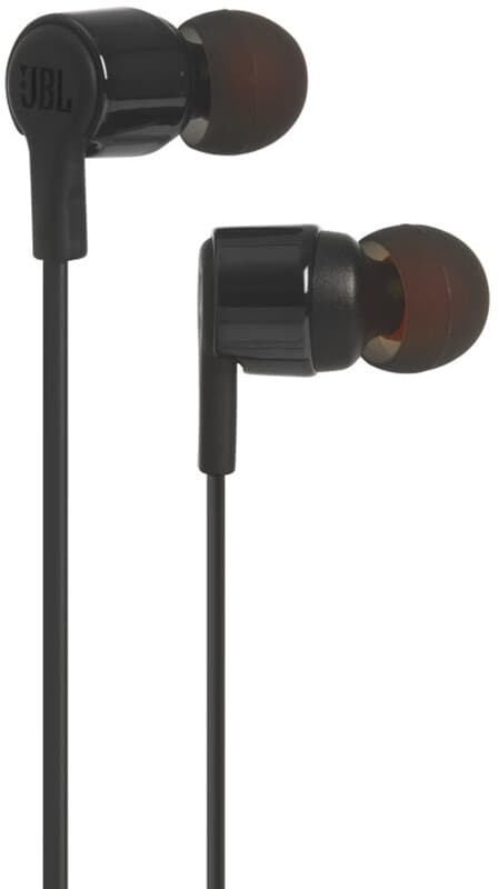 JBL Tune 210 In-ear Oordopjes Bedraad, Oortjes met Microfoon 3.5 mm Koptelefoon Aansluiting - Pure Bass Sound - Zwart — afbeelding 1