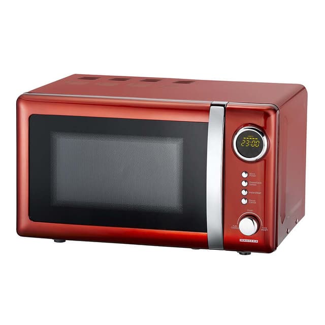 MELISSA Magnetron | 700 W | 20 liter inhoud | 12 programma's | 5 vermogensstanden | Ontdooien | 60-minuten timer | Chili Rood