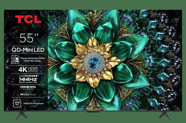 TCL 55Q6C – 55 inch – 4K Mini-LED – 144Hz Smart TV