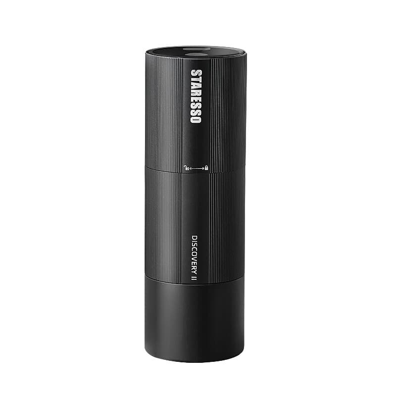 STARESSO Elektrische Koffiemolen, draagbare burr-koffiemolen met instelbare maalgraad, one-touch bediening, Type-C oplaadbaar, 1000mAh batterij, volledig metalen behuizing voor espresso, pour-over en French press, D6E PLUS — afbeelding 1