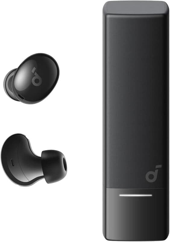 Soundcore A30i door Anker - Ruisonderdrukkende oortelefoons, lippenstiftvormig stijlvol design, klein lichtgewicht comfort, slimme ruisonderdrukking, helder geluid, 15 uur speeltijd, IP54, draadloos — afbeelding 1