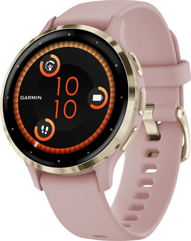 Garmin Venu 3S - Smartwatch - AMOLED-scherm - 41 mm - Dust Rose