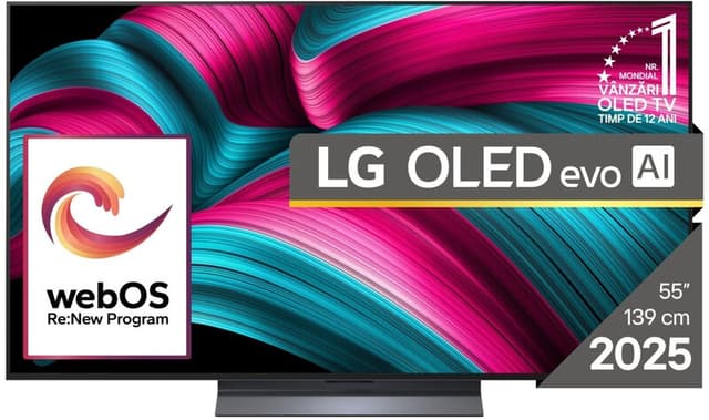 LG slimme tv | OLED55C51LA | 140 cm | 4K UHD (2160p) | webOS