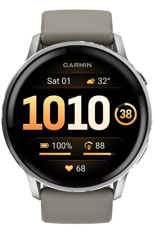 Garmin Venu 4 - Multisport smartwach - 45 mm - AMOLED - GPS - Zilver/grijs — afbeelding 1