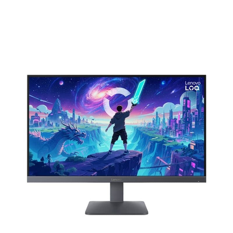 Lenovo LOQ 27-10 27 inch Full HD Gaming Monitor - Fast IPS - 200 Hz - 0,5 ms MPRT - AMD FreeSync Premium - HDR10 - Maangrijs — afbeelding 1