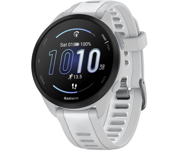 Garmin Forerunner 165 smartwatch - mistgrijs/wit