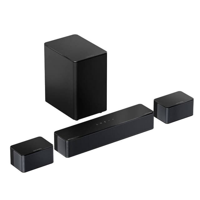 ULTIMEA 5.1ch Soundbar Dolby Atmos, 5,25'' Draadloze Subwoofer, 450 W Home Theater Surround Sound Systeem, App-bediening, Instelbare Surround en Bas, HDMI eARC, Bluetooth 5.4, Poseidon M4T