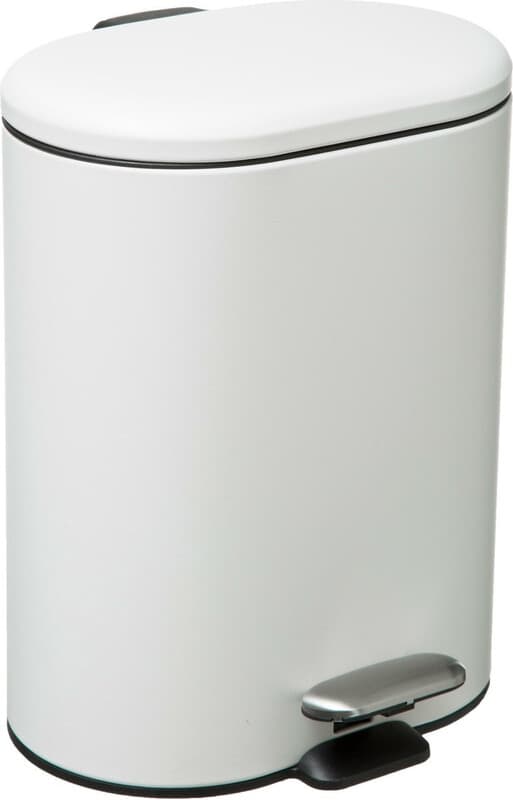 5five Softcl Prullenbak - 6L, Wit