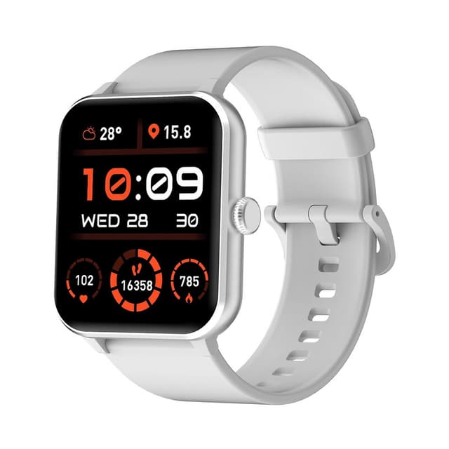 Blackview R50 smartwatch met 1,85-inch scherm, batterijduur van 25 dagen, hartslag- en slaapmonitor, bellen via Bluetooth en meer dan 100 sportmodi – smartwatch voor Android/iOS