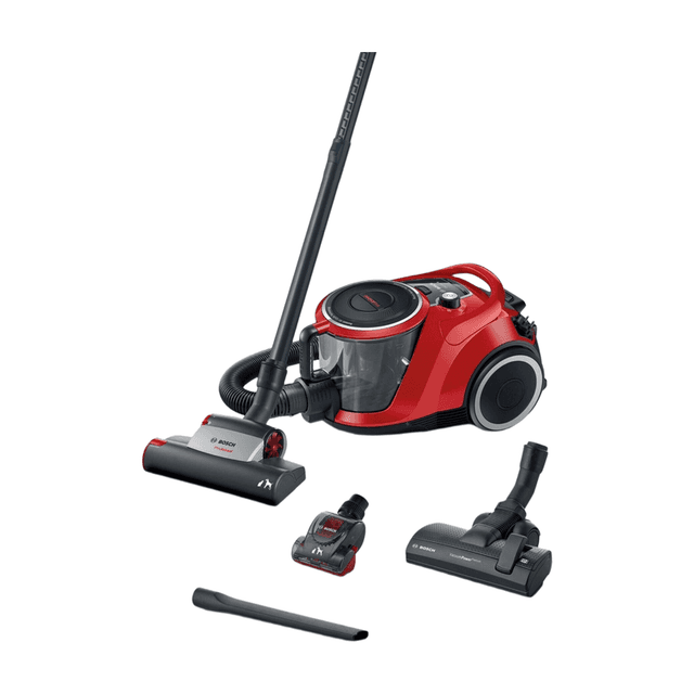 Bosch BGC41PET ProAnimal stofzuiger - zakloos / turbo dierenborstel / HEPA filter / 11 m bereik rood