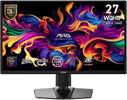 MSI MAG 272QP QD-OLED X24 26,5 inch QD-OLED WQHD 16:9 240 Hz 400 cd/m² 0,03 ms 2x HDMI DP USB Type-C