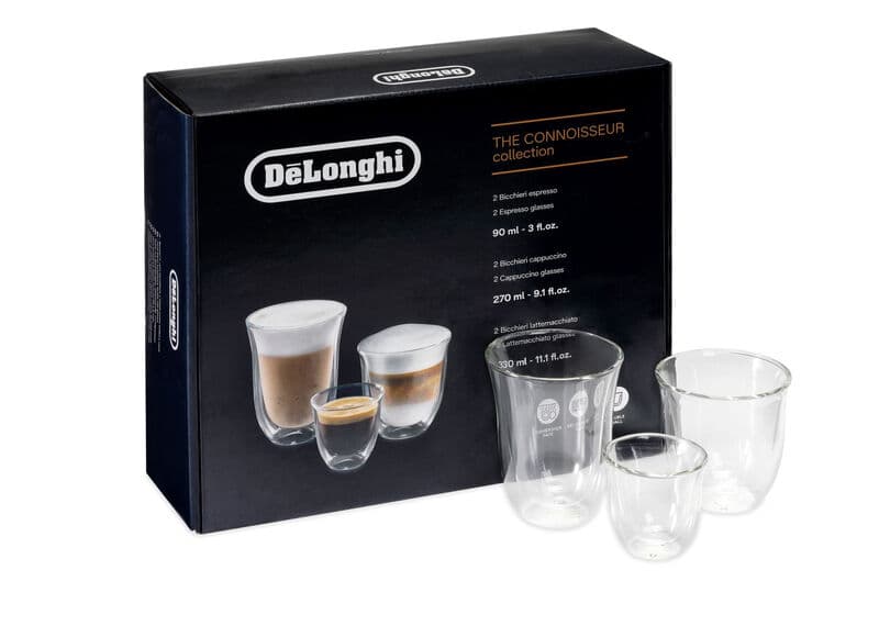 DE‘LONGHI Fancy Collection DLSC302 thermoglazenset transparant - voor koffie en thee, hittebestendig — afbeelding 1