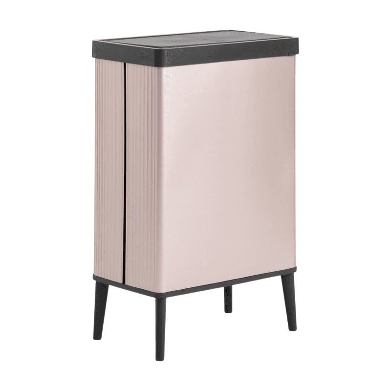 Curver Verto High - Afvalemmer 54 L - Rosé - 44 x 27 x 69 cm - Premium opbergoplossing, duurzaam kunststof, moderne woonorganisatie — afbeelding 1