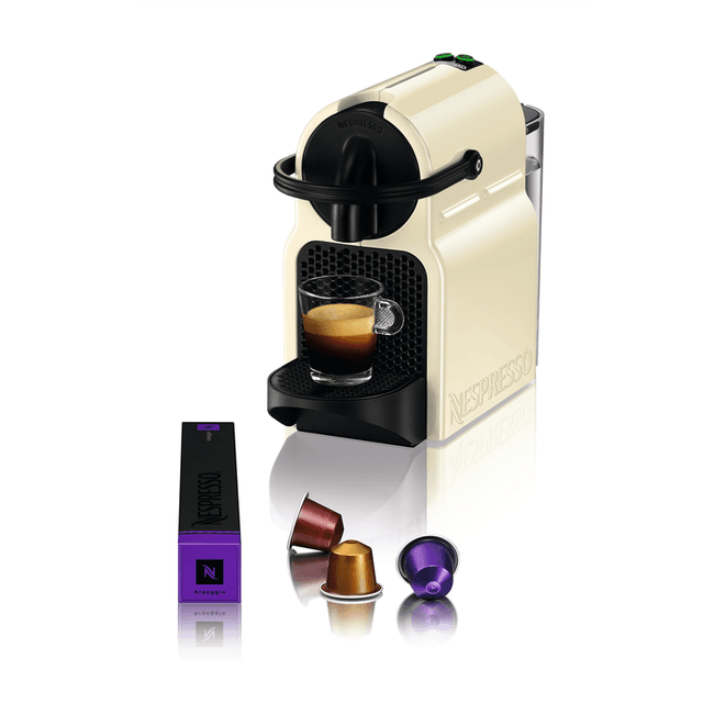 Nespresso Original, De'Longhi EN80.CW Inissia, Compacte espressomachine, Koffiemachine met capsules, 0,7 Liter - Creme Wit