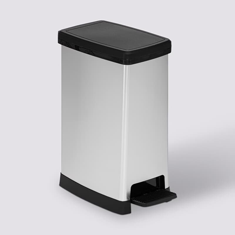 5five Slim Soft-Close Plastic Pedal Bin - 40L, 23,5 x 39 x 59 cm — afbeelding 1