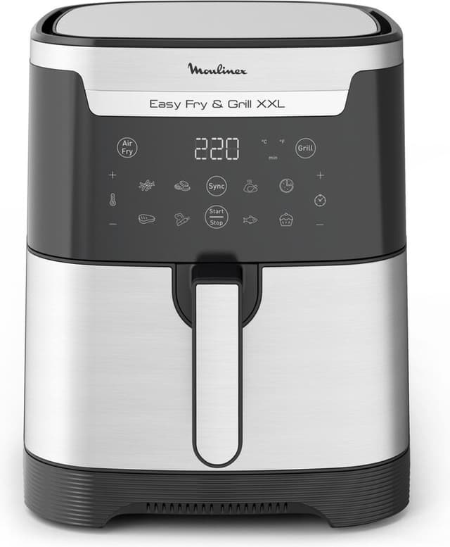 Rowenta EZ801D10 Airfryer Easy Fry & Grill XXL, roestvrij staal