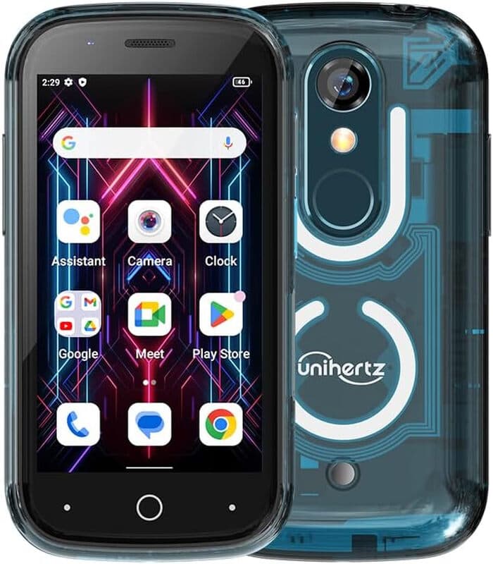 Unihertz Jelly Star 3-inch Werelds Kleinste Android 13 Smartphone, 8 GB RAM + 256 GB ROM, Gewicht 116 g, 48 MP Camera — afbeelding 1