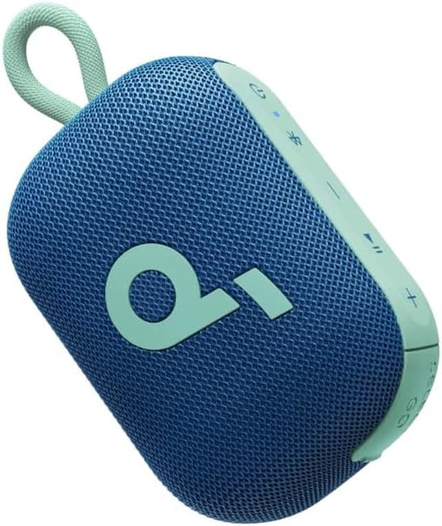 Soundcore Select 4 Go Bluetooth douchespeaker door Anker, IP67 waterdicht/stofdicht, draagbare draadloze speaker, 20 uur speeltijd, drijvend, krachtig geluid, elektronica voor buiten/huis/kantoor/reis - blauw