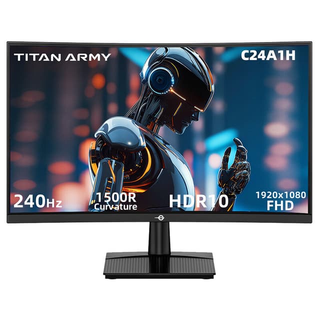 TITAN ARMY C24A1H Gaming Monitor R1500 16:9 VA FHD 240Hz, EU-versie