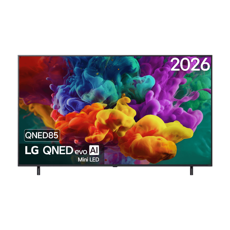 LG 65QNED83B6A 65 inch QNED evo Mini LED 4K Smart TV, α8 AI Processor 4K Gen3, 120 Hz, VRR 144 Hz, Dolby Vision, Dolby Atmos, webOS 26, AMD FreeSync Premium, Zwart — afbeelding 1