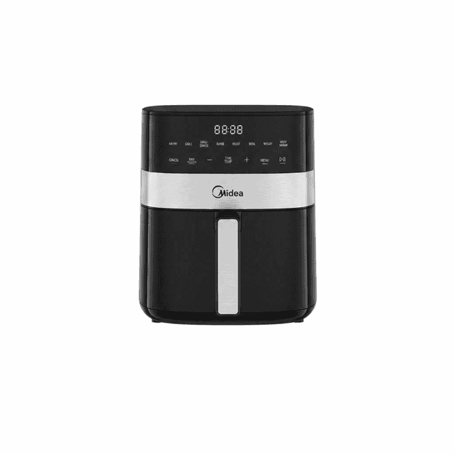 Midea MF-CN65E digitale airfryer, 6,5 L, zwart