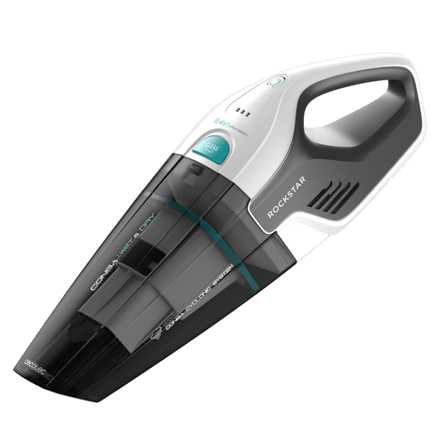 Cecotec Conga Rockstar Hand 8.4 V Cordless Handheld Vacuum Cleaner - Wet & Dry Hand Vac, Bagless Cyclonic Tech, 500 ml Dust Cup, High-Efficiency Filter with Furniture & Crevice Tools for Home & Car