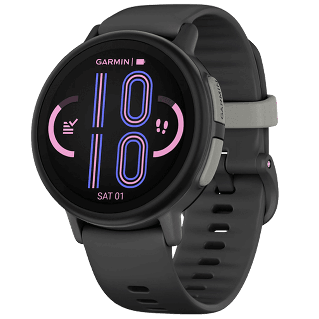 GARMIN Bounce 2 Wi-Fi LTE speciaal gemaakt voor kinderen smartwatch 43 mm - donkergrijs