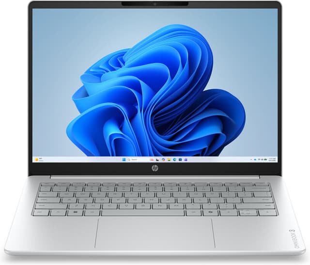 HP OmniBook 3 14-hy0058ndx 14 inch laptop – AMD Ryzen 5 7520U, 8 GB RAM, 512 GB SSD, Windows 11 Home, Glacier Silver / Canvas Gray