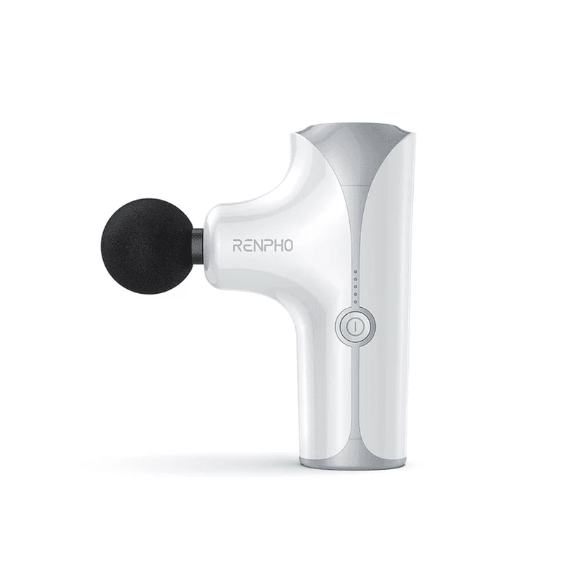 RENPHO RP-GM173 Mini-massagepistool, diepteweefsel, draagbaar, elektrisch, percussie, wit — afbeelding 1