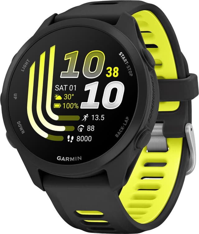GARMIN Forerunner 170 GPS smartwatch 43 mm - zwart/geel