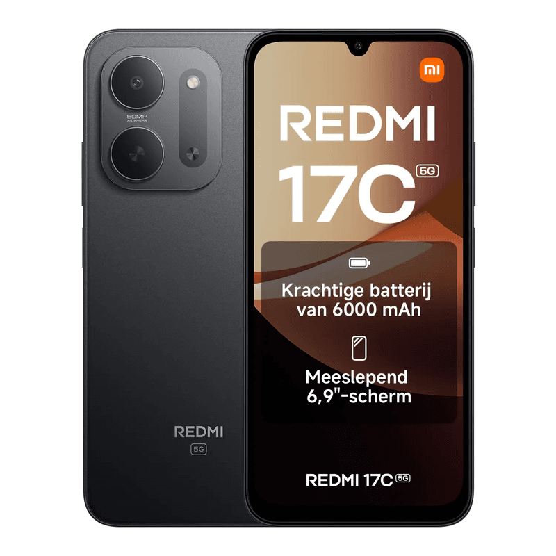 REDMI 17C 5G Zwart 4G RAM 128G ROM — afbeelding 1
