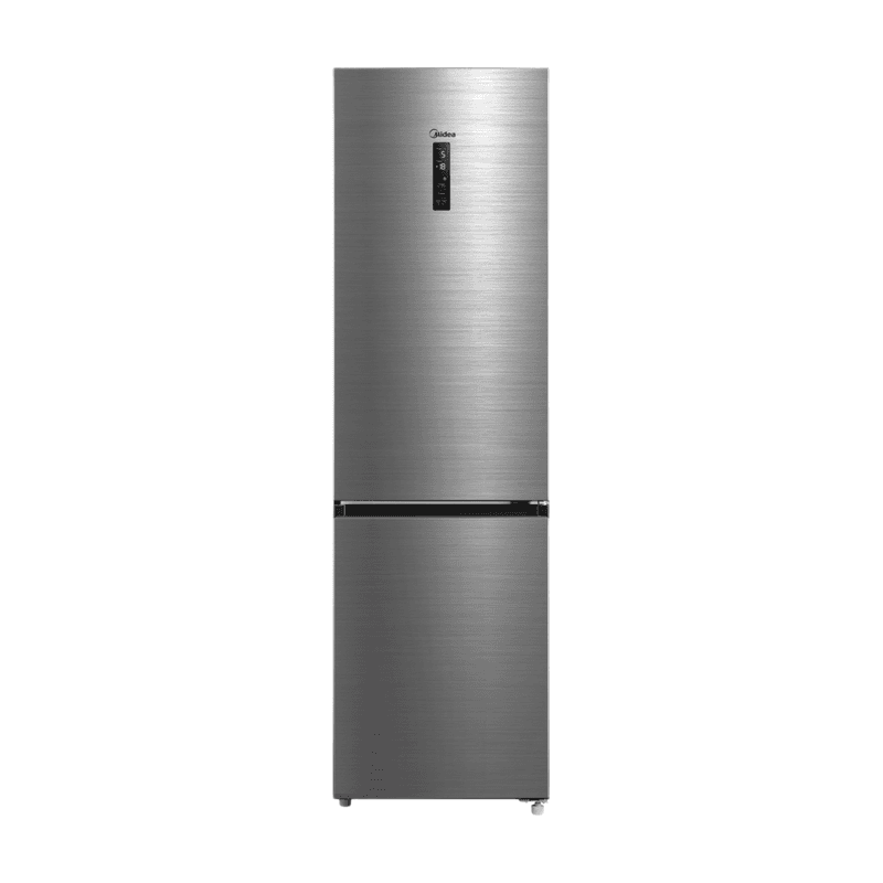 Midea MDRB521MGB02 gecombineerde koel-vriescombinatie energielabel B in roestvrij staal — afbeelding 1