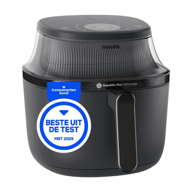 PHILIPS 3000 Serie Airfryer met Kijkvenster – 4,2 L – Zwart – Voor 4 personen – 16 Kookfuncties (NA320/00)