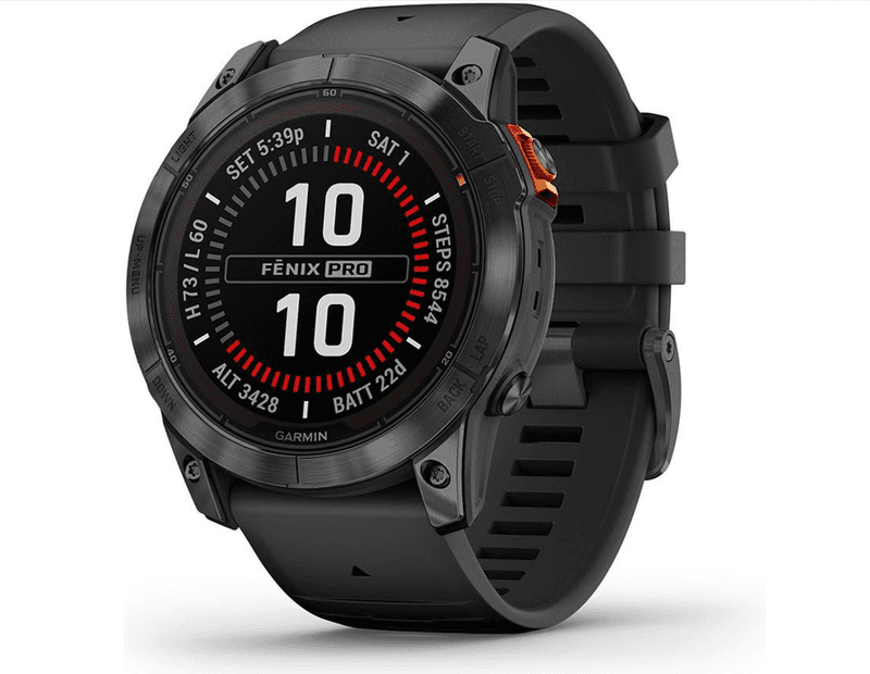 Garmin Fenix 7X Pro Solar GPS-horloge 51 mm Grafietband - Slate Grey — afbeelding 1