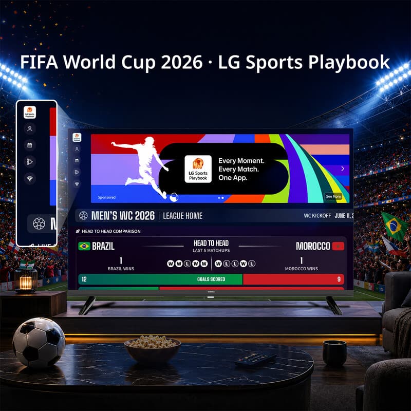 Konka DLED 50 inch (126 cm) Smart TV - 4K Ultra HD, webOS Hub, HDR10, MEMC, Magic Remote inbegrepen, Airplay & Google Cast, WiFi, Bluetooth, HDMI eARC, ThinQ AI - UDG50HK684ANTS — afbeelding 1