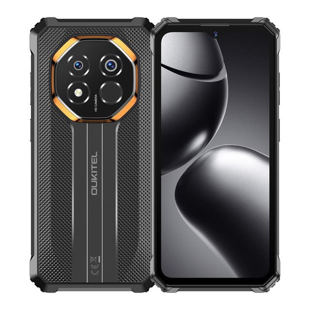 OUKITEL G7(8+256) Zwart Robuuste Smartphone 6,52'' HD+ Display 10.600 mAh Grote Batterij 64 MP Camera Android 16 Dual SIM, NFC