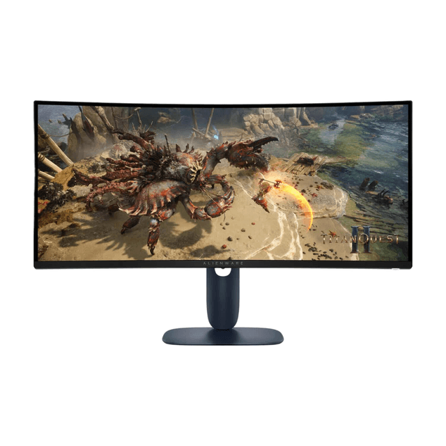Alienware AW3425DWM computer monitor 86,4 cm (34") 3440 x 1440 Pixels Wide Quad HD LCD Zwart, Blauw
