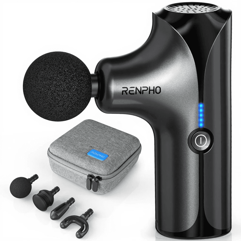 RENPHO mini massagepistool met 4 koppen en 5 snelheden — afbeelding 1