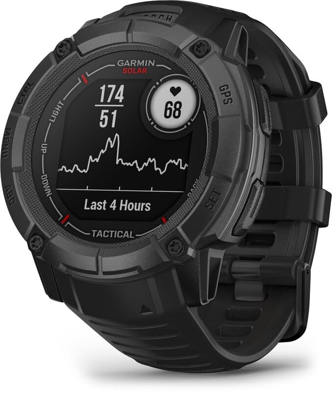 Garmin Instinct 2X Solar 50 mm - Tactical Edition Zwart — afbeelding 1