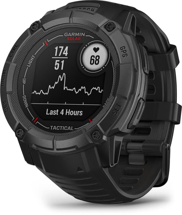Garmin Instinct 2X Solar 50 mm - Tactical Edition Zwart