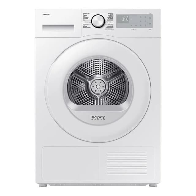 【Mega Vakantiegeld Deal】Samsung DV9UDG52A0THEN Vrijstaande droger - 9 kg capaciteit - Warmtepomptechnologie - Optimal Dry-systeem - Witte afwerking