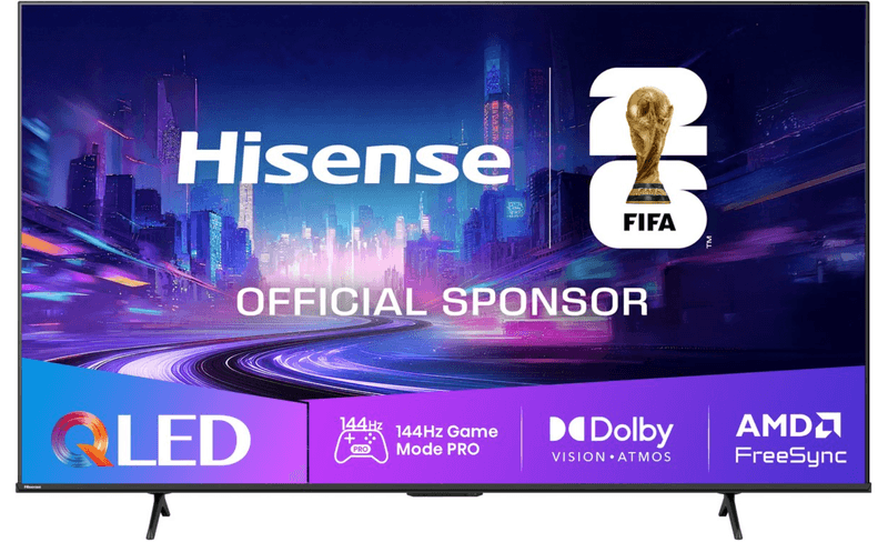 Hisense 65E7Q PRO - 65 inch - 4K QLED - 144hz - 2025