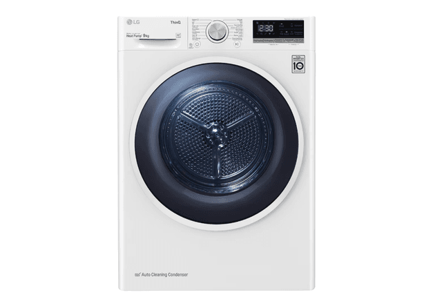 【Mega Vakantiegeld Deal】LG RH90V5AV6N 9kg Warmtepomp Droger Wit | Eco Hybrid™ | Allergy Care™ | Zelfreinigende condensor