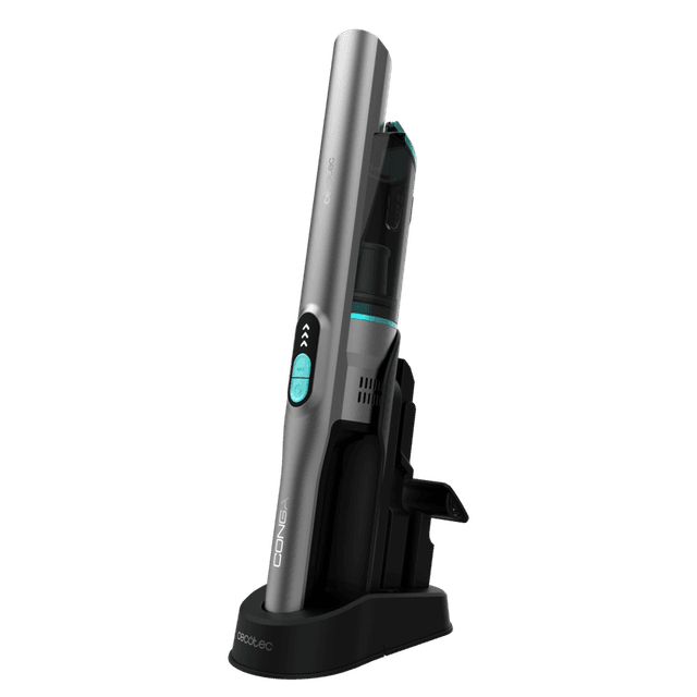 Cecotec Conga Rockstar Micro+ Turbo Handheld Vacuum Cleaner - 210 W Digital Brushless Motor, 20kPa Suction, 40 Min Runtime, Cordless Hand Vac with Motorized Mattress & Upholstery Nozzle for Home & Car