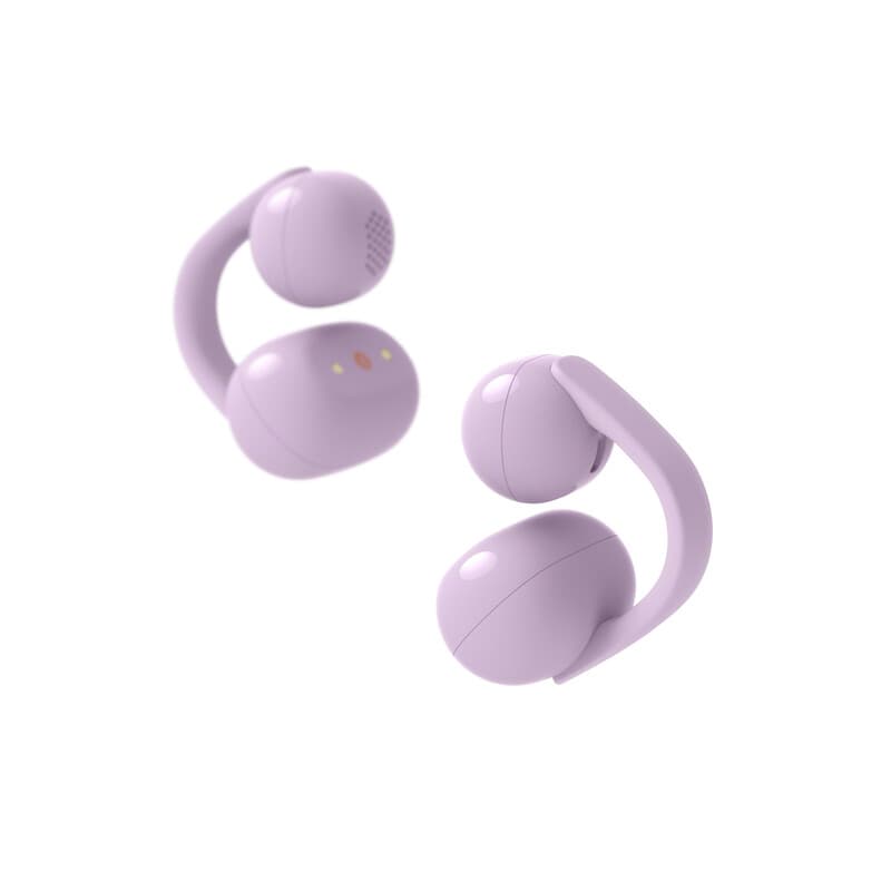 Sony LinkBuds Clip – Draadloze open-ear oordopjes, Kleur: Lavendel — afbeelding 1