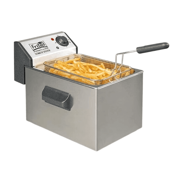 FRITEL Friteuse Profi 3505 - Professionele Friteuse - 5L - 3200W - Antistofdeksel - Geschikt voor Olie en Vast Vet